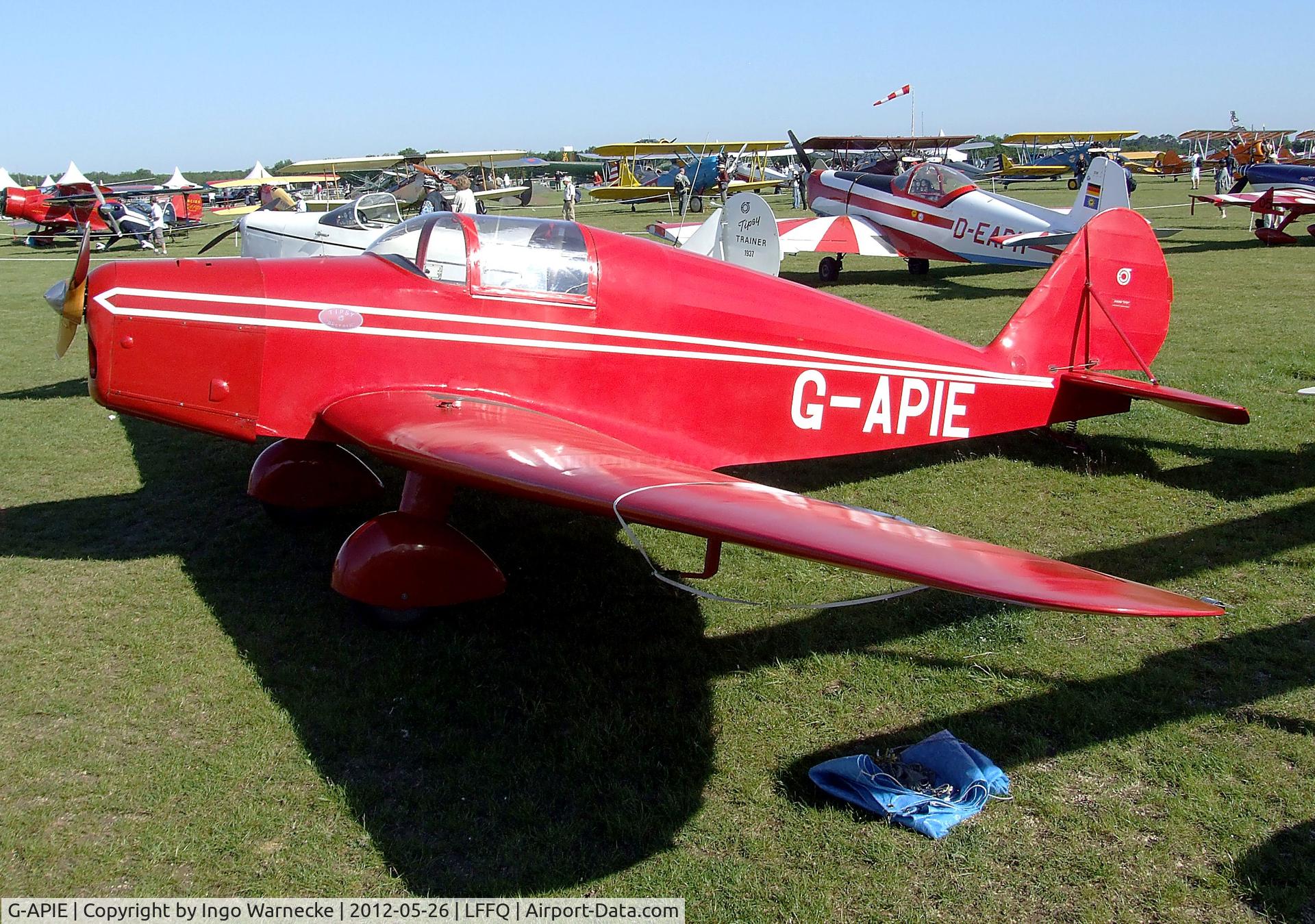 G-APIE, 1958 Tipsy Belfair C/N 535, Tipsy Belfair at the Meeting Aerien 2012, La-Ferte-Alais