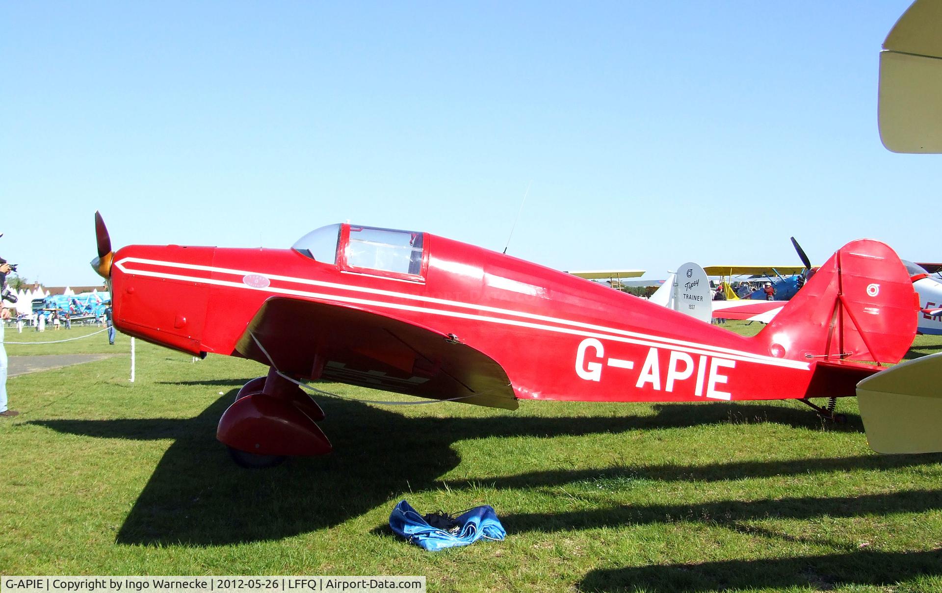 G-APIE, 1958 Tipsy Belfair C/N 535, Tipsy Belfair at the Meeting Aerien 2012, La-Ferte-Alais