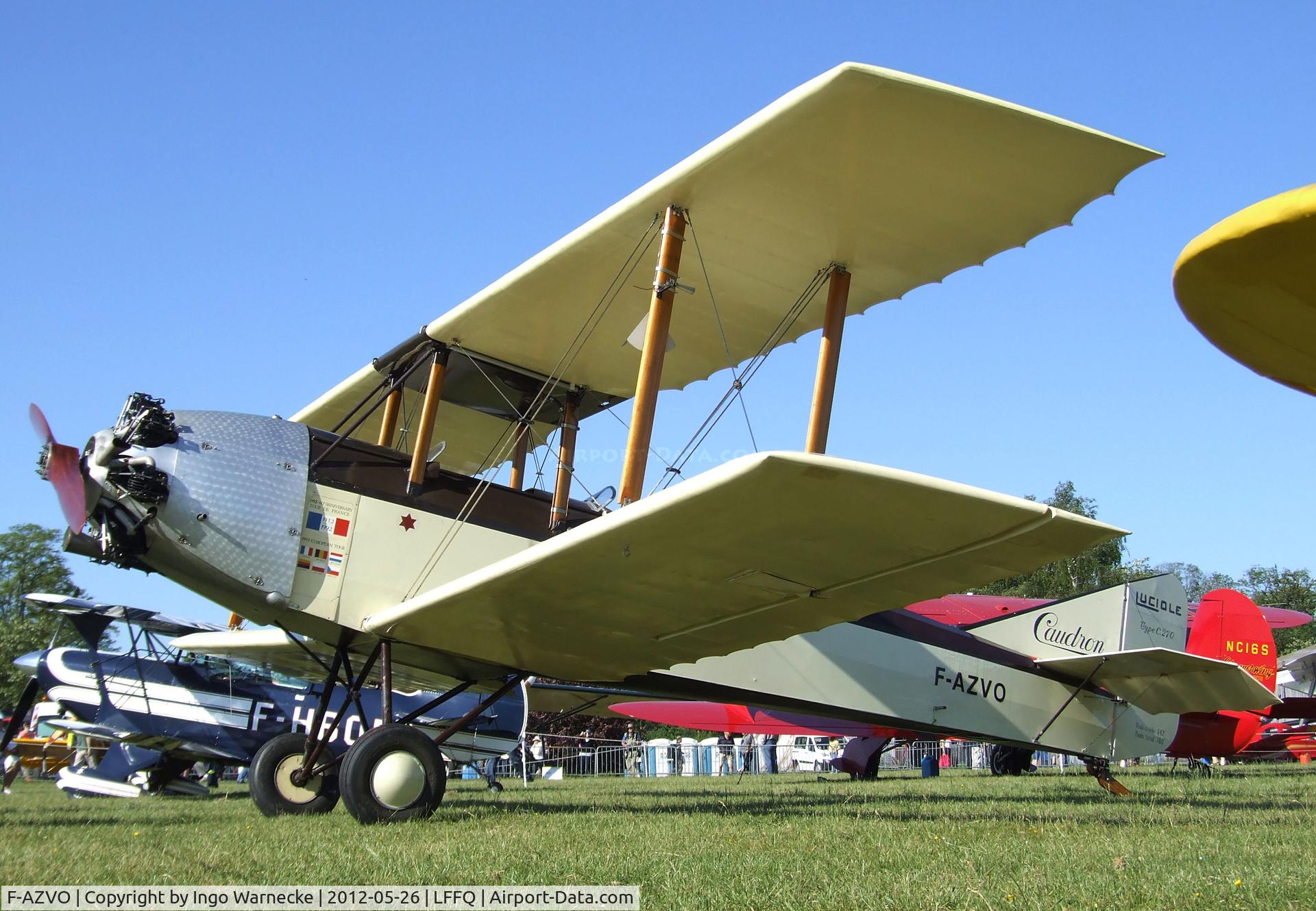 F-AZVO, 1932 Caudron C.270 Luciole C/N 6607/32, Caudron C.270 Luciole at the Meeting Aerien 2012, La-Ferte-Alais