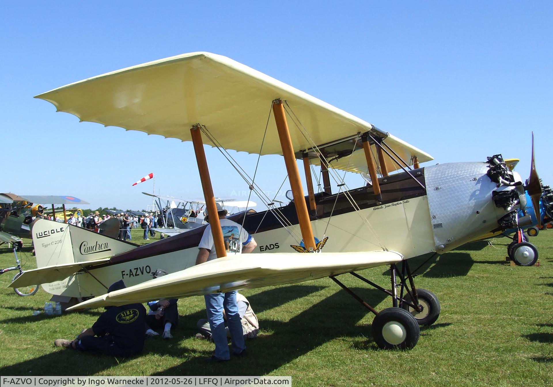 F-AZVO, 1932 Caudron C.270 Luciole C/N 6607/32, Caudron C.270 Luciole at the Meeting Aerien 2012, La-Ferte-Alais