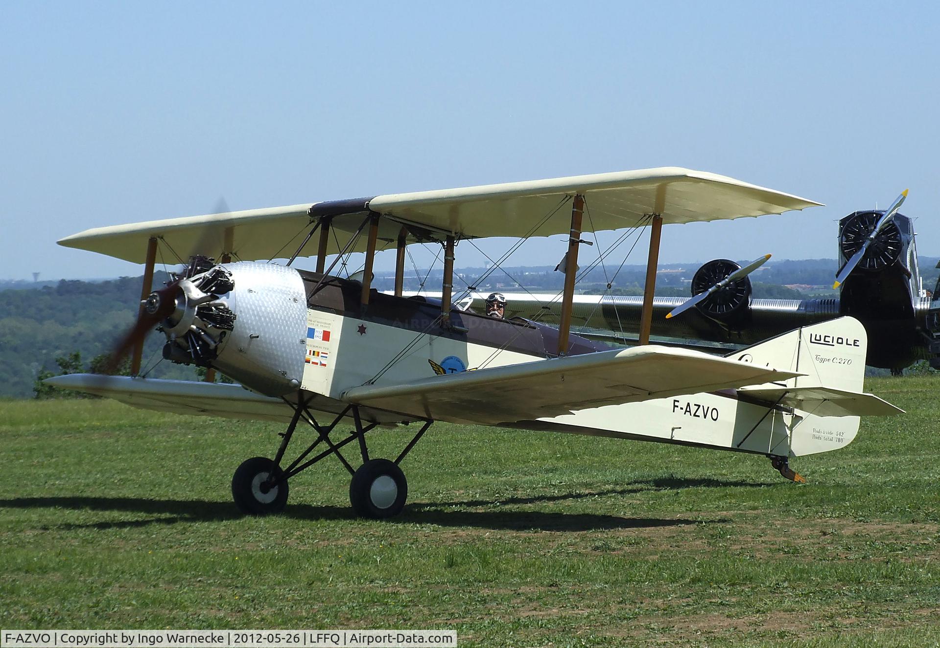 F-AZVO, 1932 Caudron C.270 Luciole C/N 6607/32, Caudron C.270 Luciole at the Meeting Aerien 2012, La-Ferte-Alais
