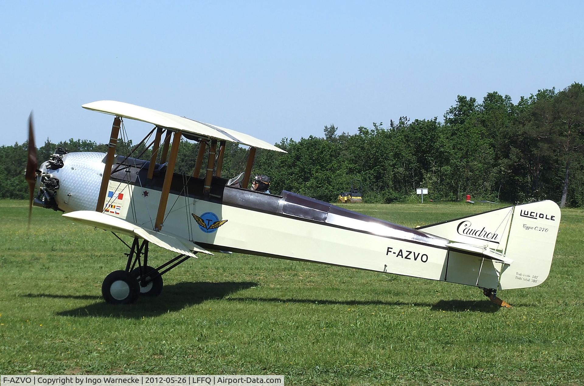 F-AZVO, 1932 Caudron C.270 Luciole C/N 6607/32, Caudron C.270 Luciole at the Meeting Aerien 2012, La-Ferte-Alais