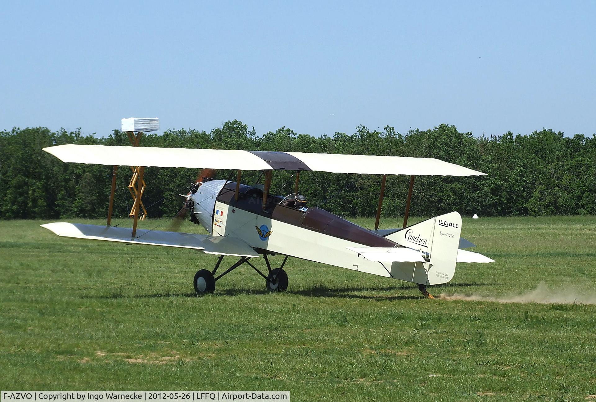 F-AZVO, 1932 Caudron C.270 Luciole C/N 6607/32, Caudron C.270 Luciole at the Meeting Aerien 2012, La-Ferte-Alais