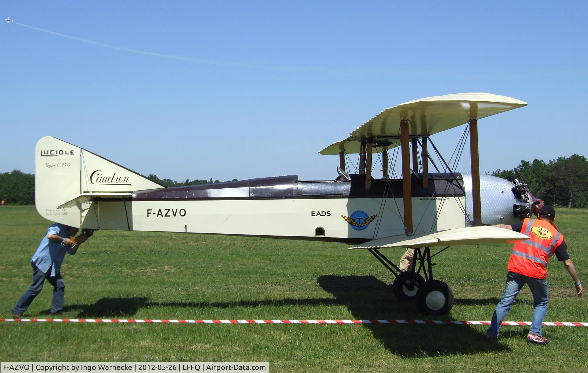 F-AZVO, 1932 Caudron C.270 Luciole C/N 6607/32, Caudron C.270 Luciole at the Meeting Aerien 2012, La-Ferte-Alais