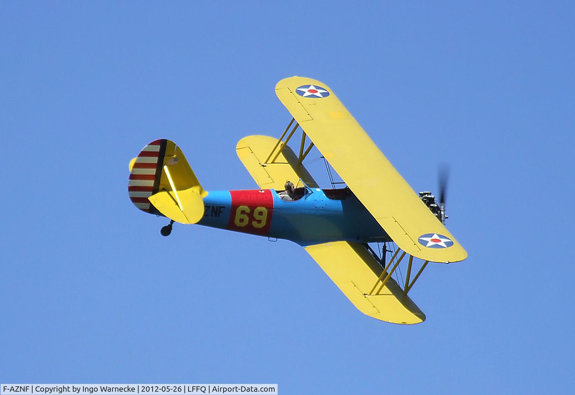 F-AZNF, Naval Aircraft Factory N3N-3 C/N 2909, Naval Aircraft Factory N3N-3 at the Meeting Aerien 2012, La-Ferte-Alais