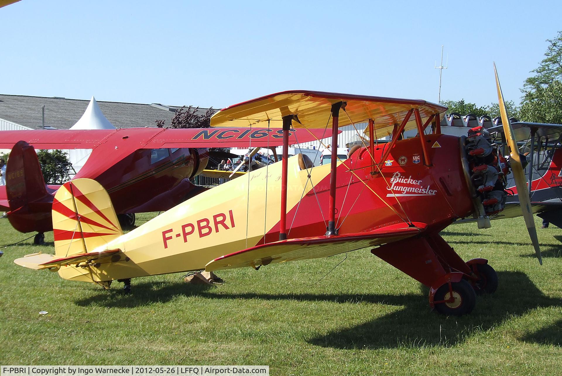 F-PBRI, 1937 Bucker Bu-133D-1 Jungmeister C/N 2008, Bücker (Hirth) Bü 133D-1 Jungmeister at the Meeting Aerien 2012, La-Ferte-Alais