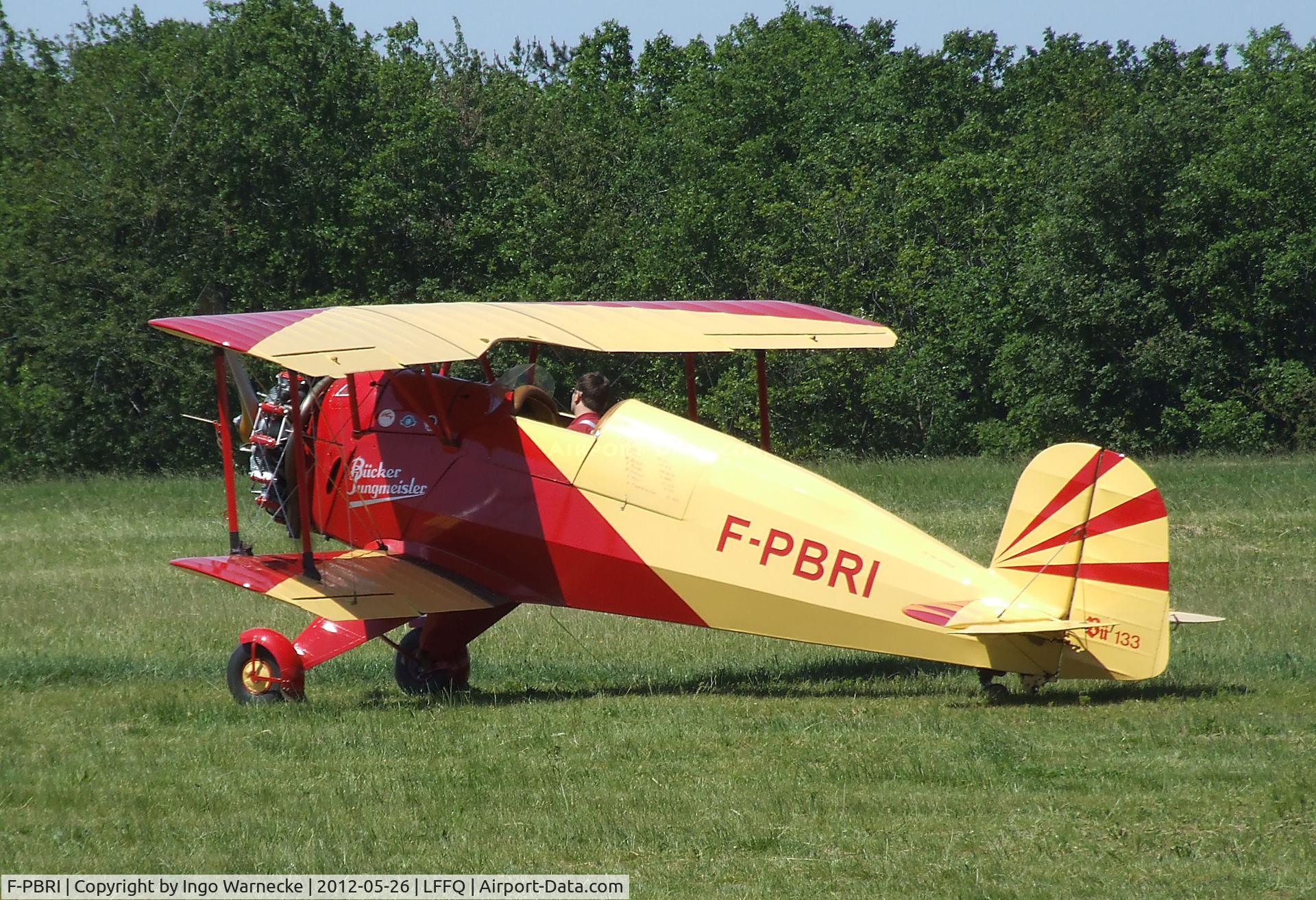 F-PBRI, 1937 Bucker Bu-133D-1 Jungmeister C/N 2008, Bücker (Hirth) Bü 133D-1 Jungmeister at the Meeting Aerien 2012, La-Ferte-Alais