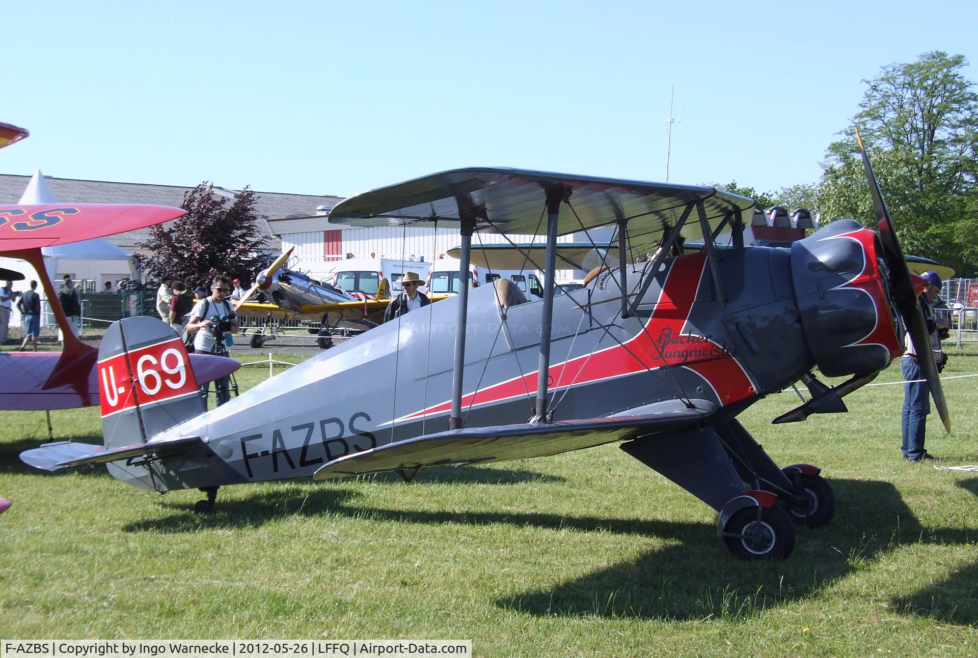 F-AZBS, 1938 Bucker Bu-133C Jungmeister C/N 16, Bücker (Doflug) Bü 133C Jungmeister at the Meeting Aerien 2012, La-Ferte-Alais