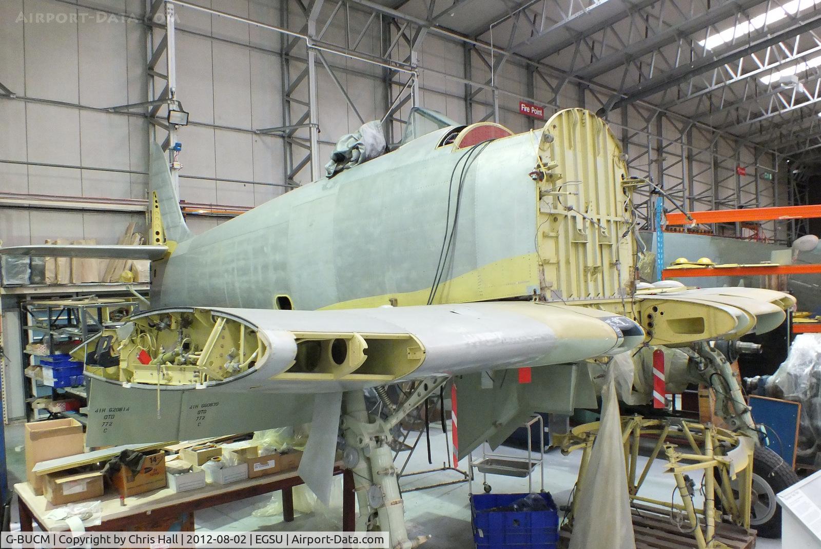 G-BUCM, 1949 Hawker Sea Fury FB.11 C/N Not found G-BUCM/VX653, former Royal Navy Hawker Sea Fury FB11 under restoriation to flying condition.