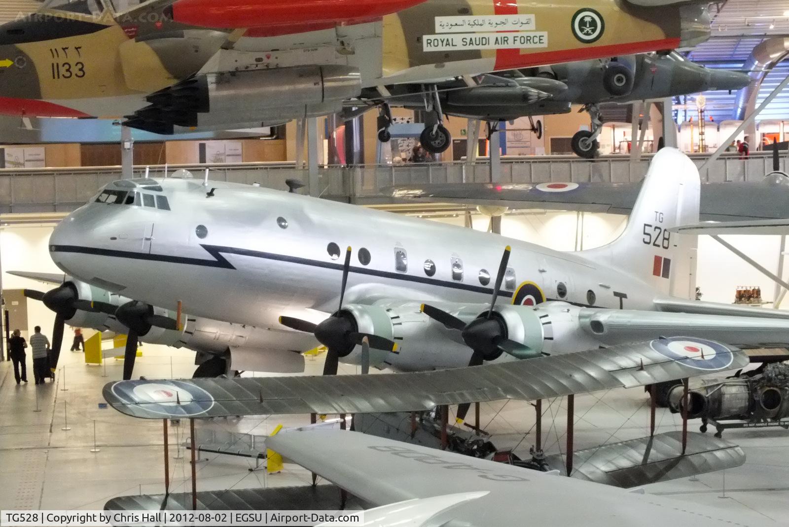 TG528, 1948 Handley Page Hastings C.1A C/N HP67/32, displayed inside the AirSpace hangar, Duxford