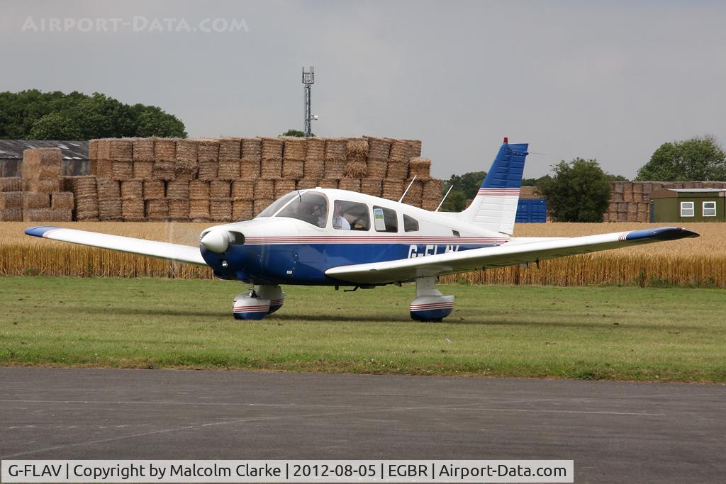 G-FLAV, 1980 Piper PA-28-161 Warrior ll C/N 28-8016283, Piper PA-28-161 at The Real Aeroplane Club's Summer Madness Fly-In, Breighton Airfield, August 2012.