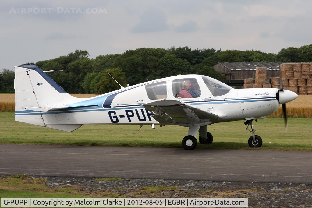 G-PUPP, 1973 Beagle B-121 Pup Series 2 (Pup 150) C/N B121-174, Beagle B-121 Pup 150 at The Real Aeroplane Club's Summer Madness Fly-In, Breighton Airfield, August 2012.