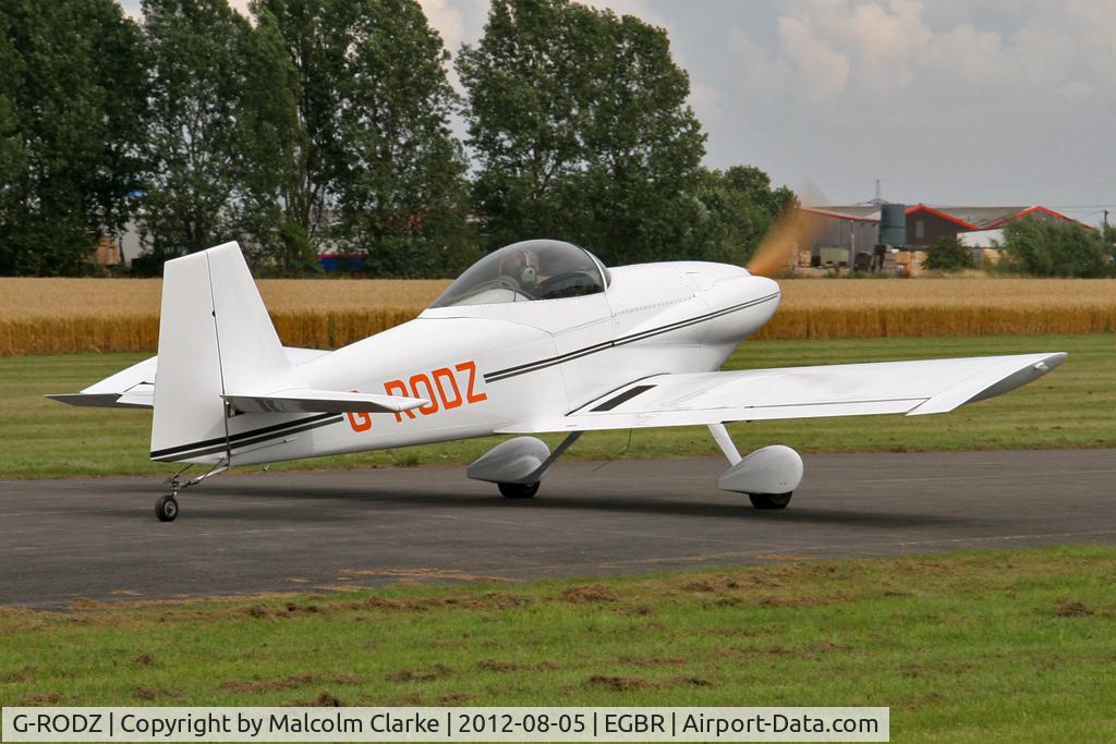 G-RODZ, 2004 Vans RV-3 C/N 10622, Vans RV-3A at The Real Aeroplane Club's Summer Madness Fly-In, Breighton Airfield, August 2012.