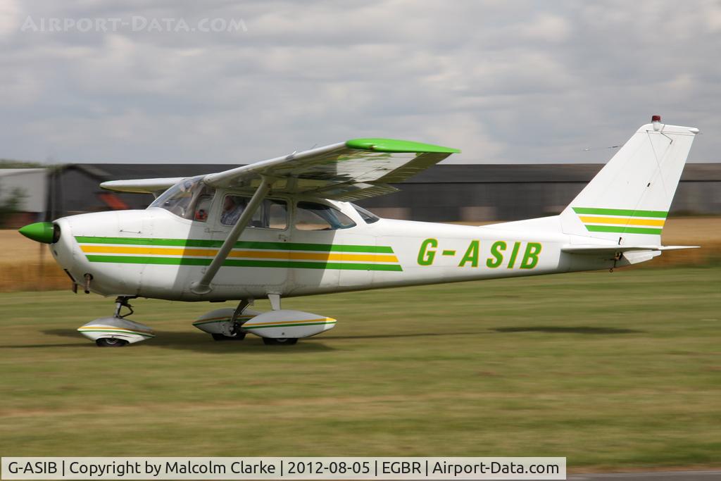 G-ASIB, 1963 Reims Cessna F172D C/N 0006, Reims F172D at The Real Aeroplane Club's Summer Madness Fly-In, Breighton Airfield, August 2012.