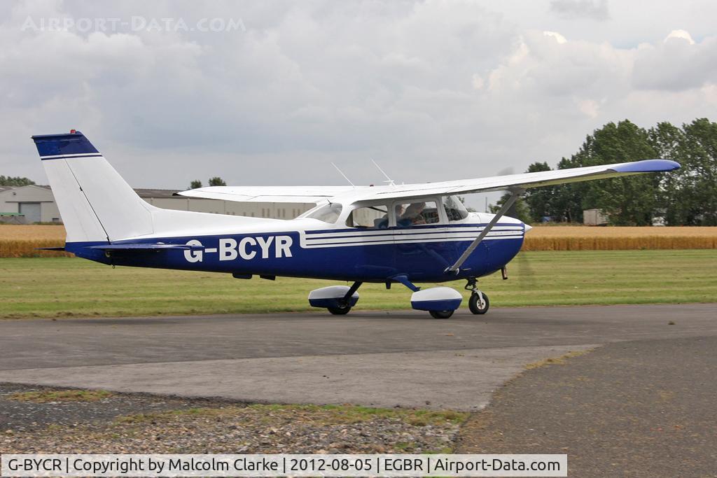 G-BYCR, 1999 Stoddard-Hamilton GlaStar C/N PFA 295-13241, Reims F172M Skyhawk at The Real Aeroplane Club's Summer Madness Fly-In, Breighton Airfield, August 2012.