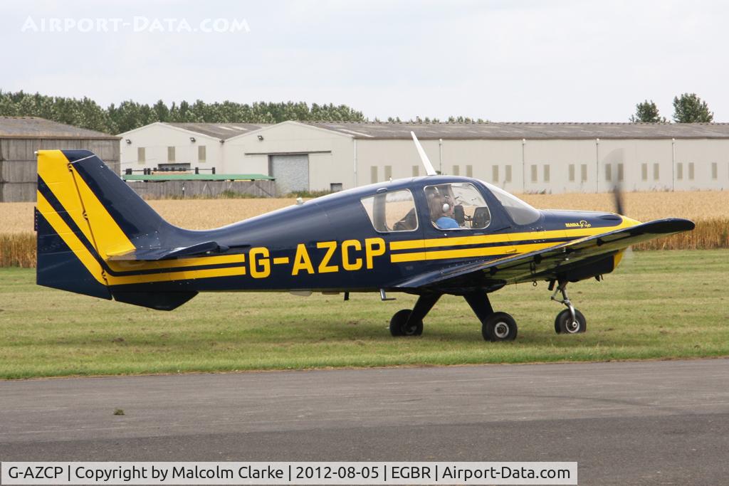G-AZCP, 1970 Beagle B-121 Pup Series 2 (Pup 150) C/N B121-158, Beagle B-121 Pup 100 at The Real Aeroplane Company's Summer Madness Fly-In, Breighton Airfield, August 2012.