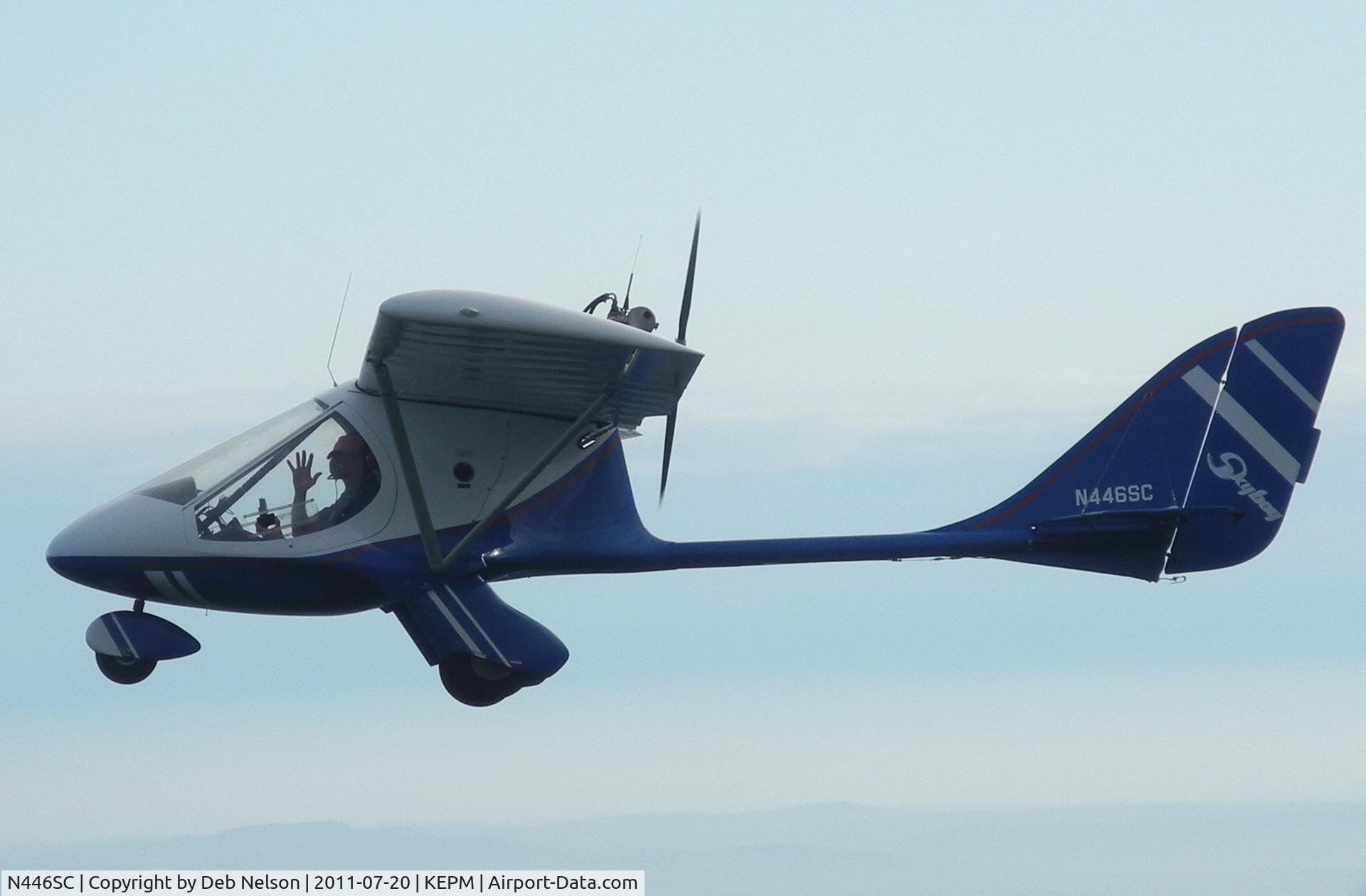 N446SC, 2000 Interplane Skyboy UL C/N 10/2000, 2000 Skyboy in air to air shoot in 2011