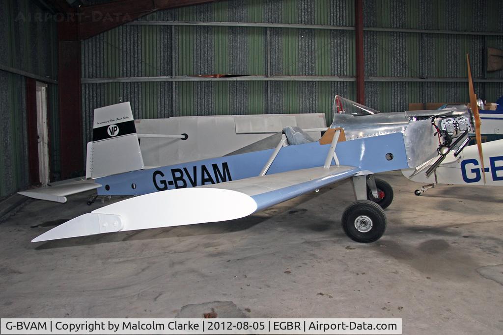 G-BVAM, 1993 Evans VP-1 Volksplane C/N PFA 062-12132, Evans VP-1 at The Real Aeroplane Company's Summer Madness Fly-In, Breighton Airfield, August 5th 2012.
