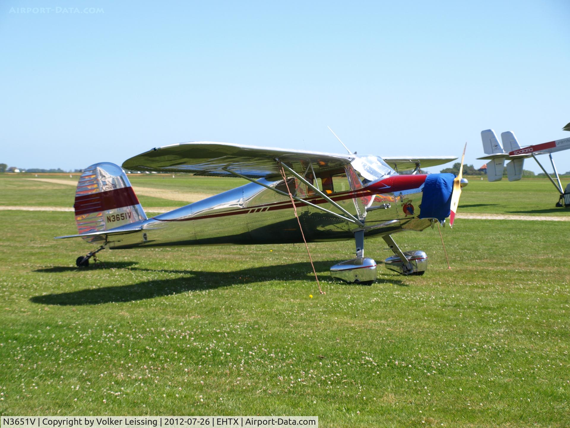 N3651V, 1948 Cessna 140 C/N 14922, on a sunny day