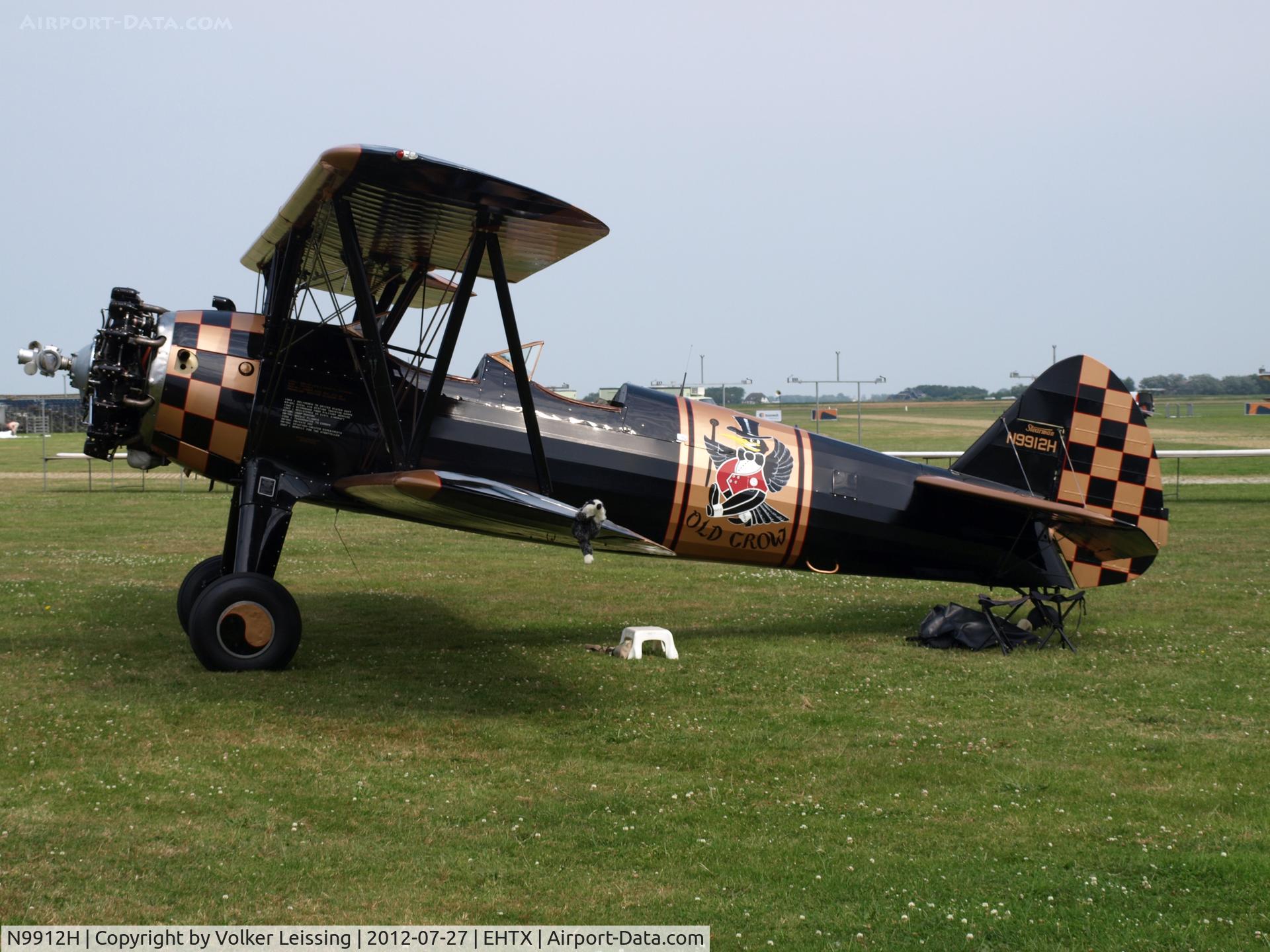 N9912H, 1943 Boeing N2S-3 Kaydet (B75N1) C/N 75-7213, A day before airshow