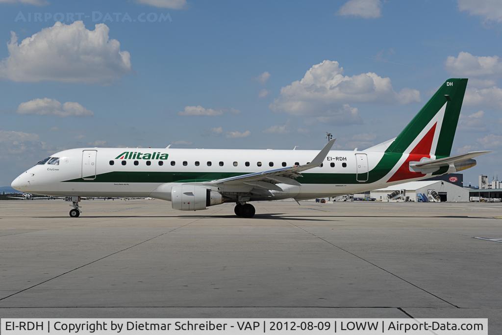 EI-RDH, 2012 Embraer 175LR (ERJ-170-200LR) C/N 17000339, Alitalia Embraer 175