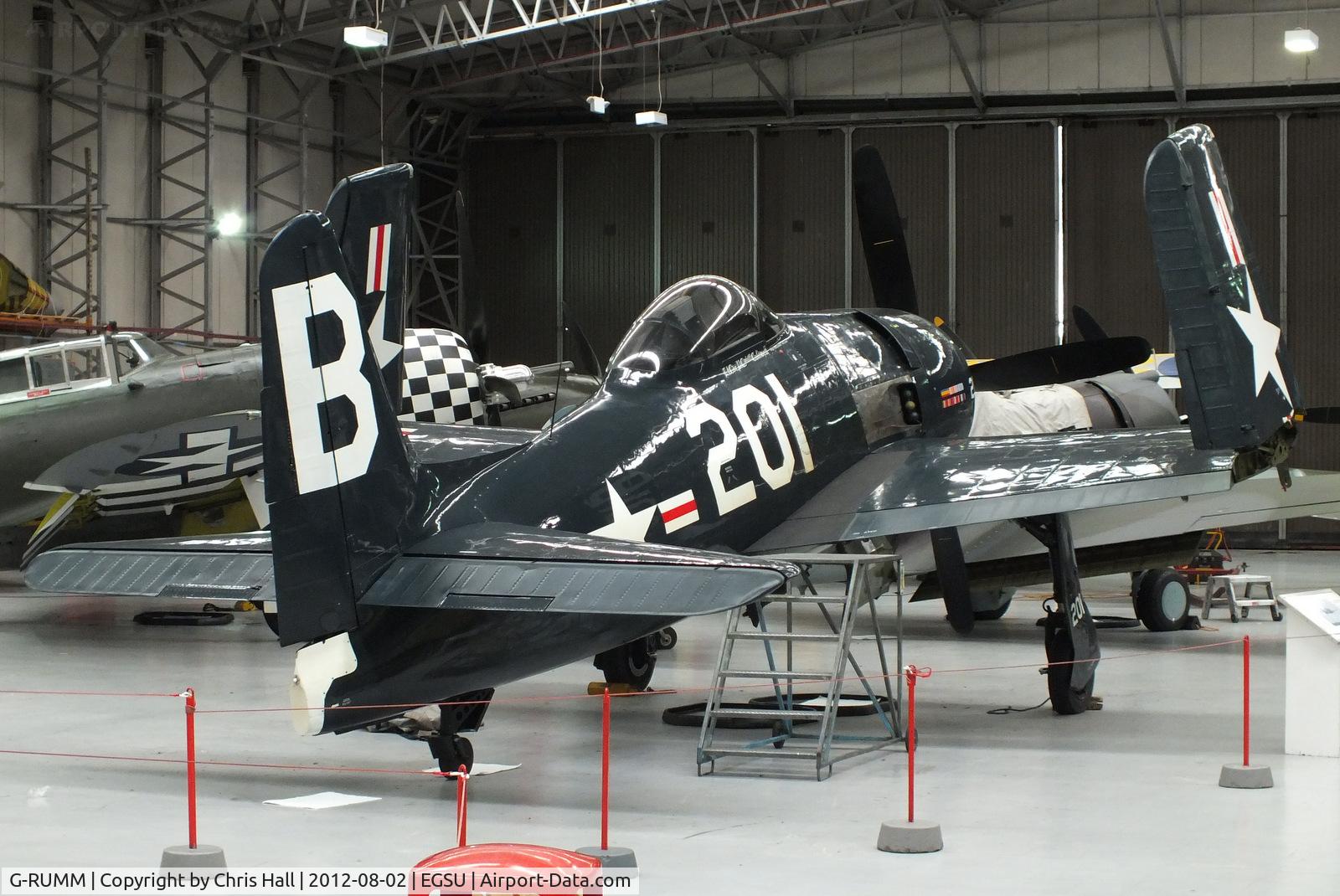 G-RUMM, 1948 Grumman F8F-2 (G58) Bearcat C/N D.1088, The Fighter Collection, Hangar 2, Imperial War Museum, Duxford