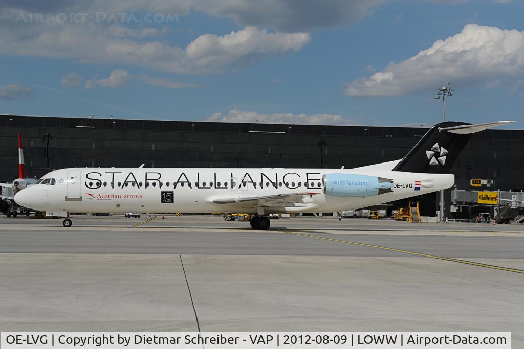 OE-LVG, 1994 Fokker 100 (F-28-0100) C/N 11520, Austrian Arrows Fokker 100
