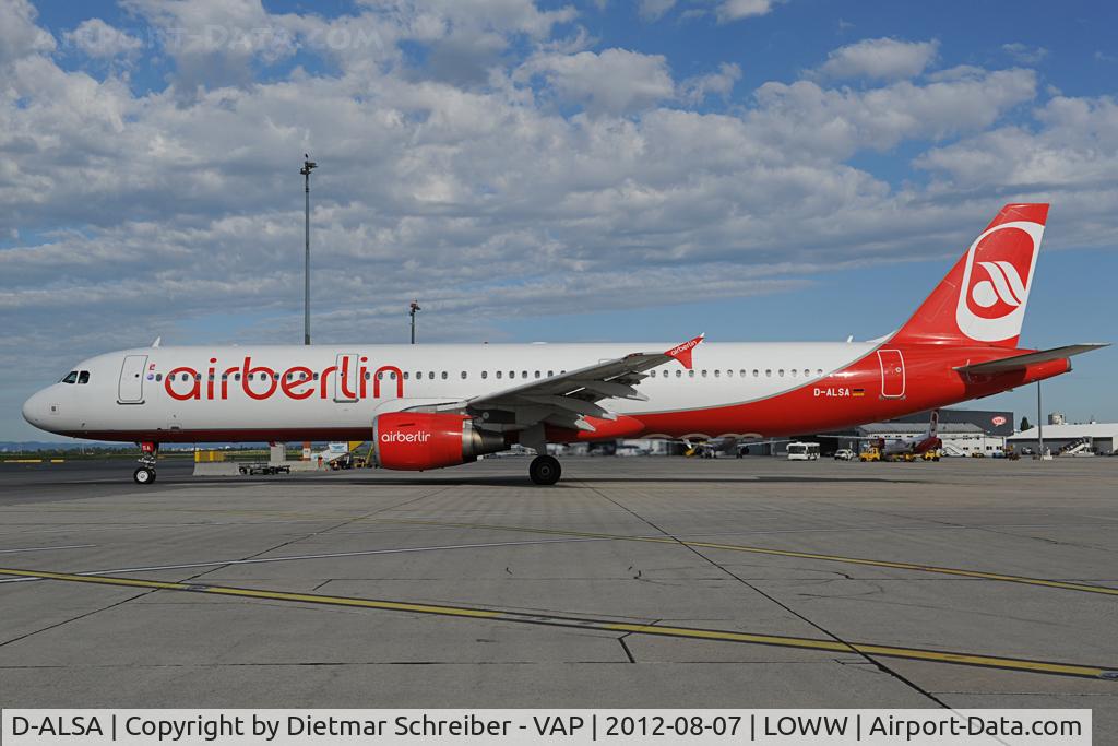 D-ALSA, 2001 Airbus A321-211 C/N 1629, Air berlin Airbus 321