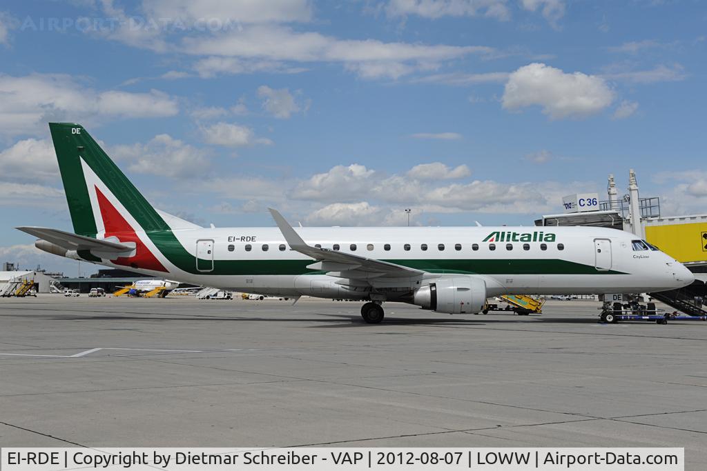 EI-RDE, 2012 Embraer 175LR (ERJ-170-200LR) C/N 17000335, Alitalia Embraer 175