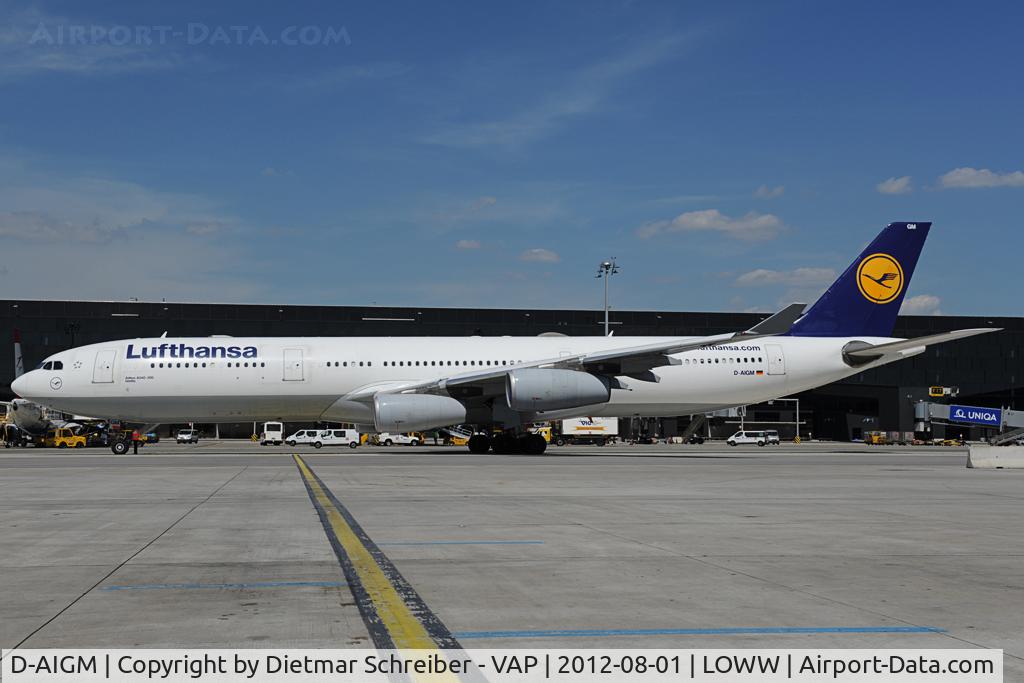 D-AIGM, 1997 Airbus A340-313 C/N 158, Lufthansa Airbus 340-300