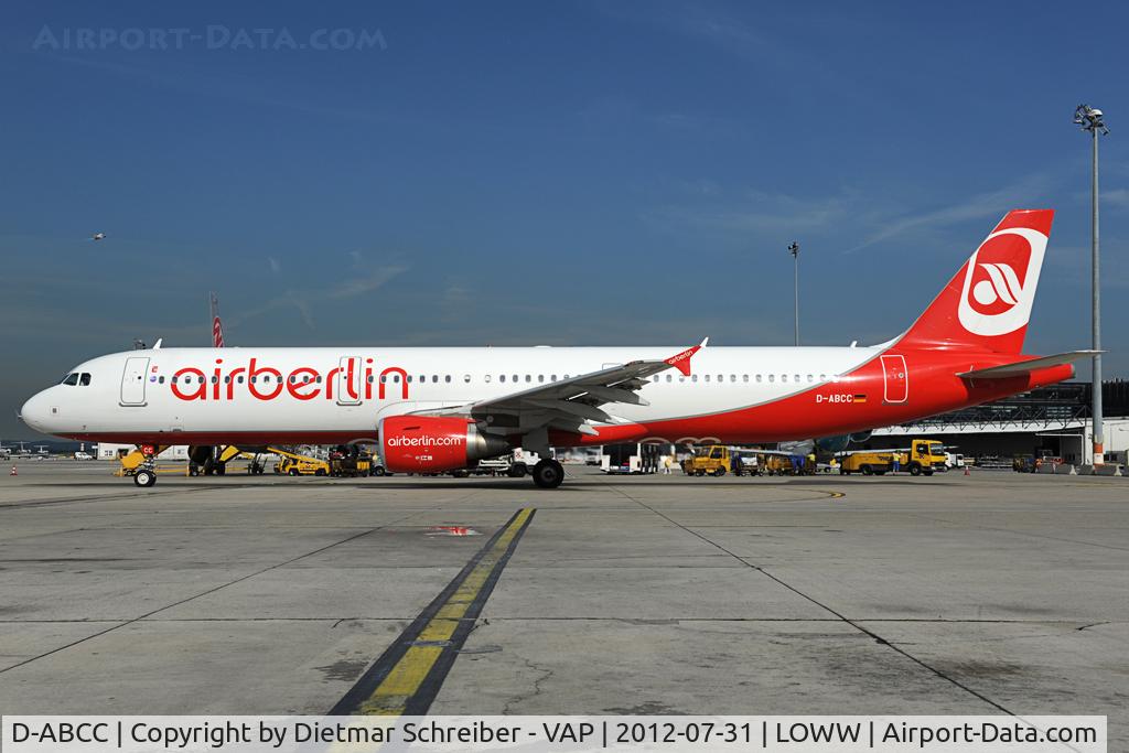 D-ABCC, 2010 Airbus A321-211 C/N 4334, Air Berlin Airbus 321