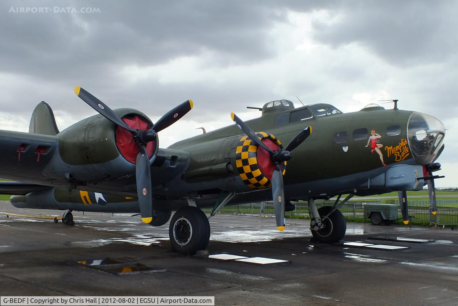 G-BEDF, 1944 Boeing B-17G Flying Fortress C/N 8693, Memphis Belle / Sally B