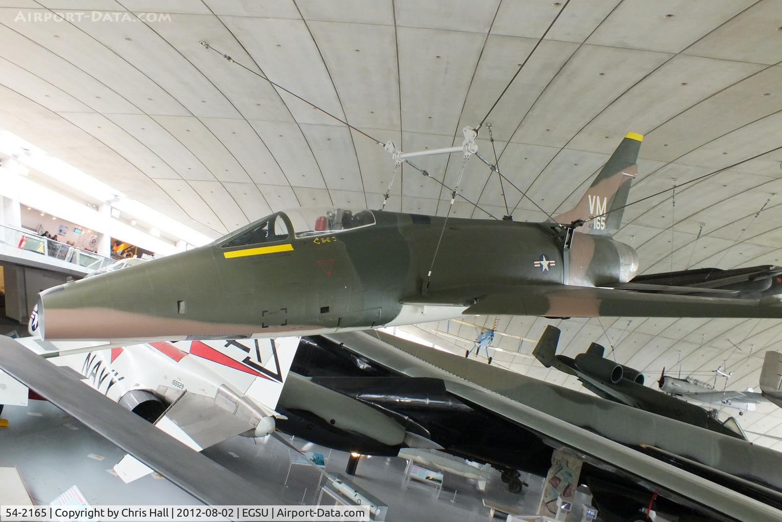 54-2165, North American F-100D Super Sabre C/N 223-45, Preserved in the American Air Museum, Duxford