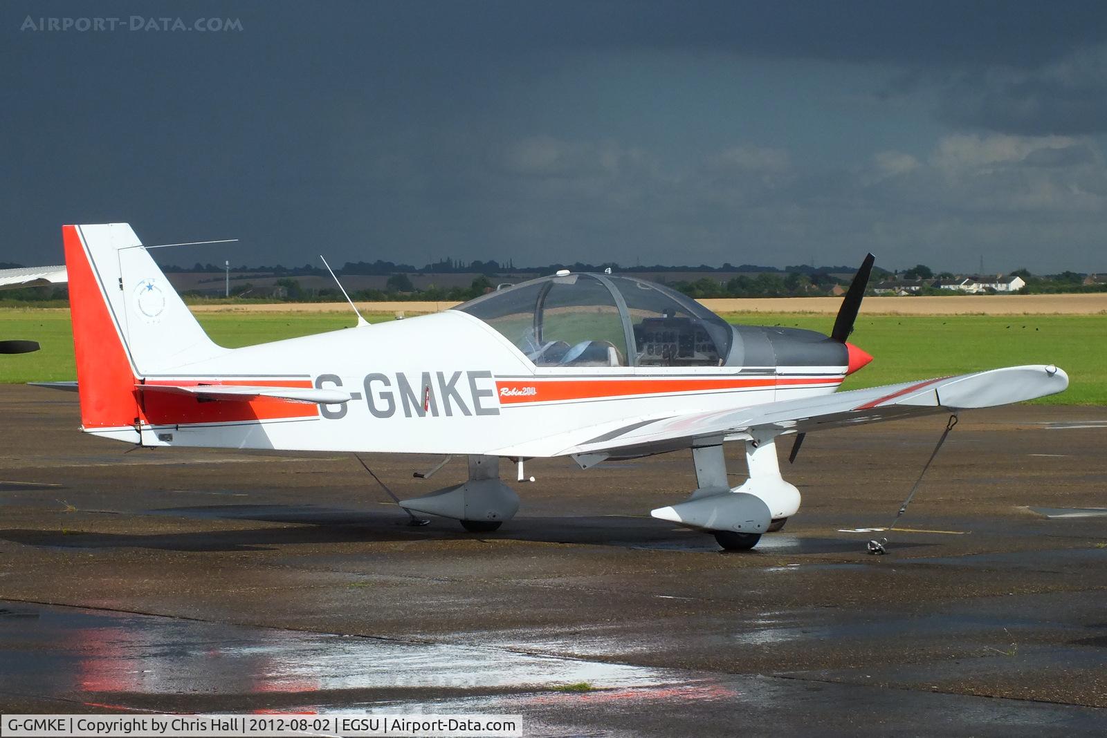 G-GMKE, 1993 Robin HR-200-120B C/N 257, on the apron at Duxford