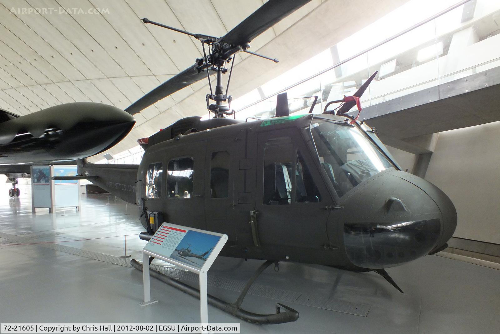 72-21605, 1972 Bell UH-1H Iroquois C/N 13304, Preserved in the American Air Museum, Duxford