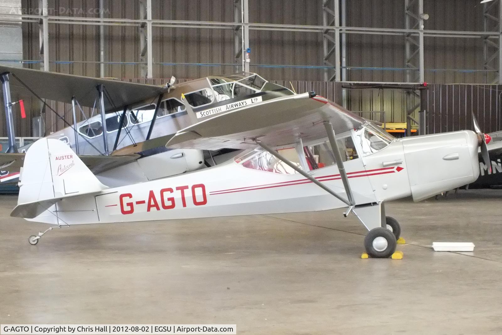 G-AGTO, 1945 Auster J-1 Autocrat C/N 1822, Hangared at the IWM Duxford