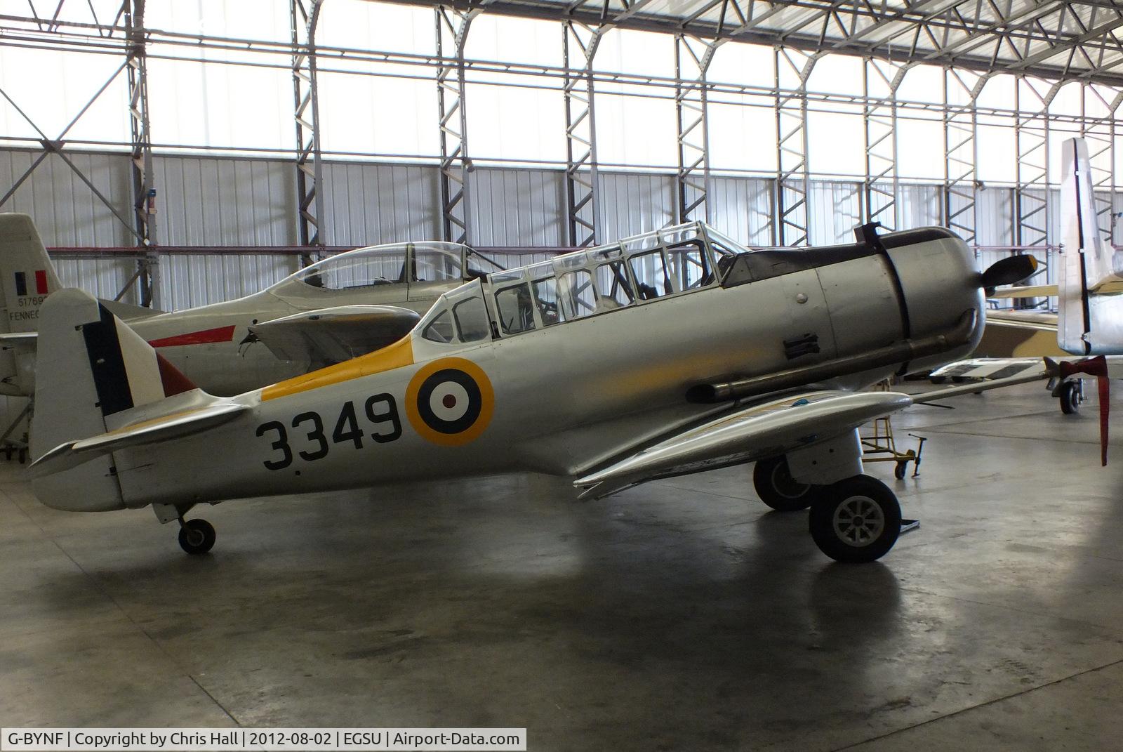 G-BYNF, 1939 North American NA-64 Yale C/N 64-2171, in Old Royal Canadian Air Force scheme and wearing the serial 3349