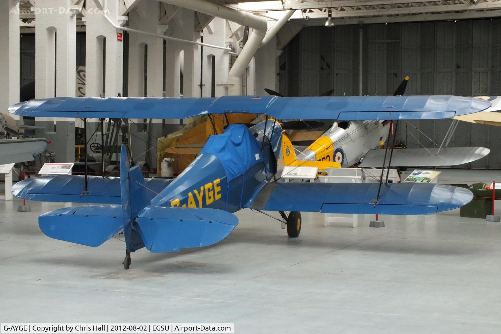 G-AYGE, 1946 Stampe-Vertongen SV-4C C/N 242, Hangared at the IWM Duxford