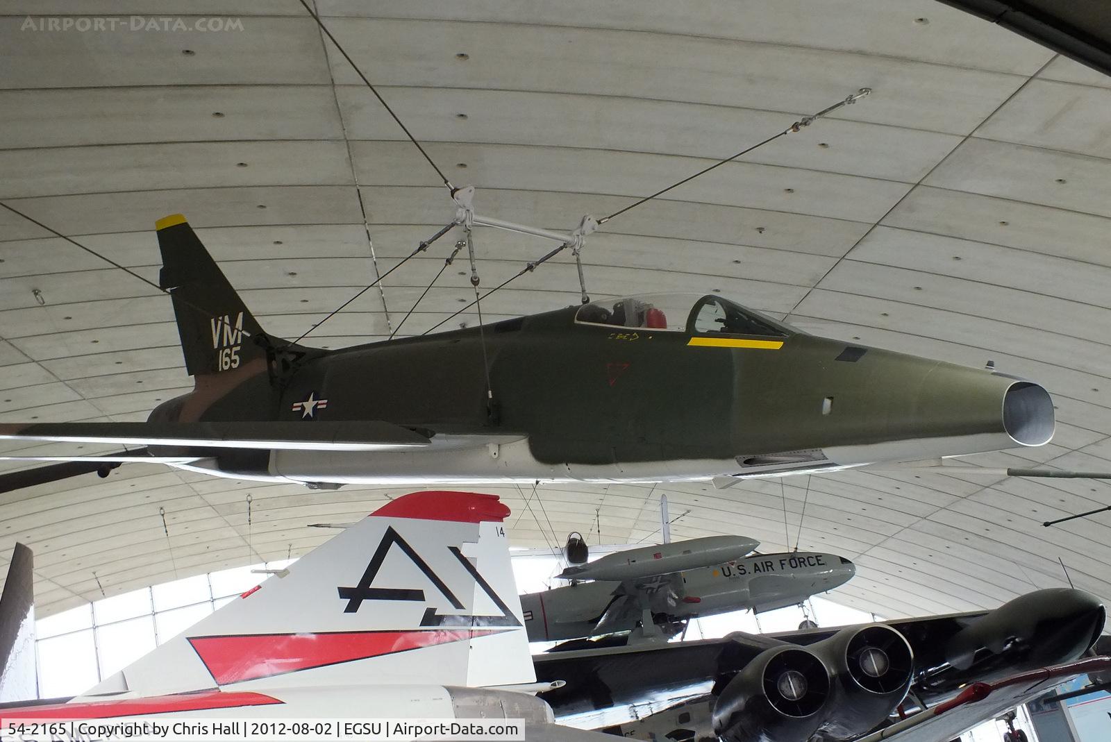 54-2165, North American F-100D Super Sabre C/N 223-45, Preserved in the American Air Museum, Duxford