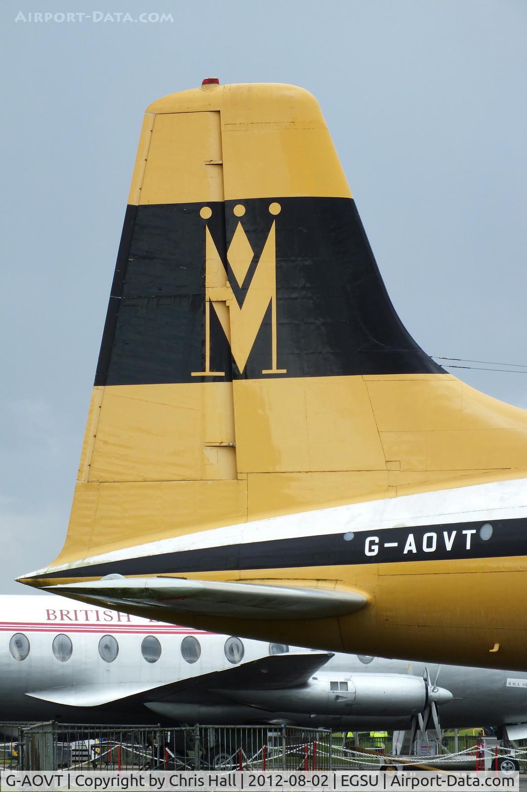 G-AOVT, 1958 Bristol 175 Britannia 312 C/N 13427, Monarch Airlines original livery