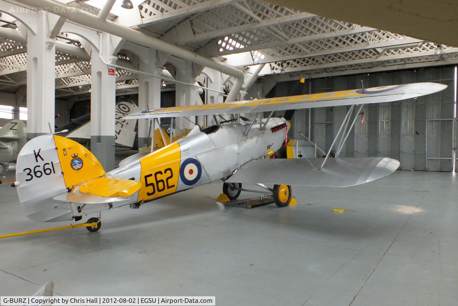 G-BURZ, 1934 Hawker Nimrod II C/N 41H-59890, Historic Aircraft Collection's Hawker Nimrod II