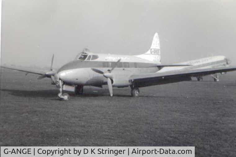 G-ANGE, De Havilland DH-104 Dove 2B C/N 04167, Ramsgate airport circa 1960