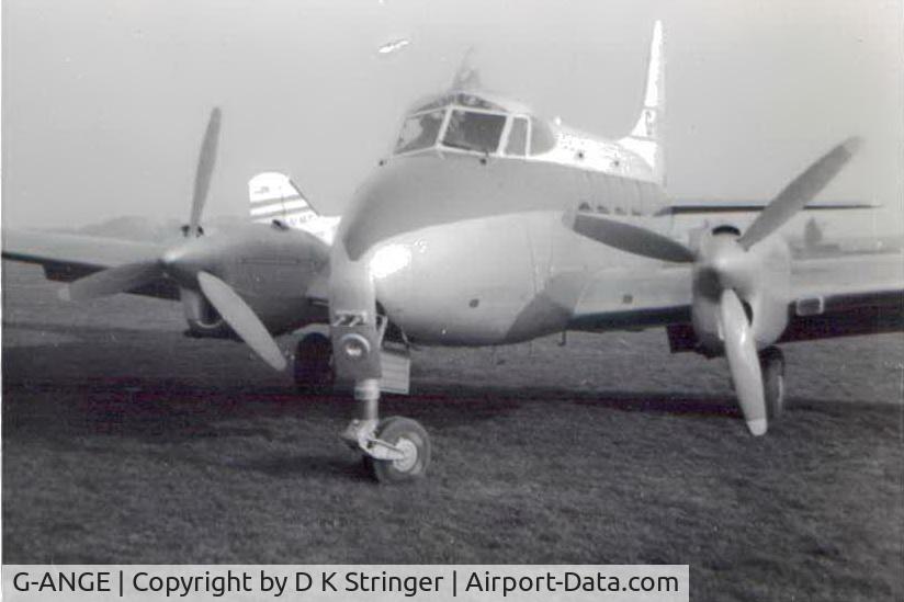 G-ANGE, De Havilland DH-104 Dove 2B C/N 04167, Ramsgate airport circa 1960