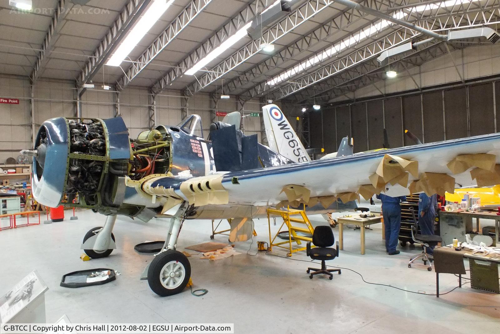 G-BTCC, 1944 Grumman F6F-5K Hellcat. C/N A-1733, the only F-6F Hellcat flying in Europe and is painted in the colours of BuNo 40467 when assigned to VF-6 