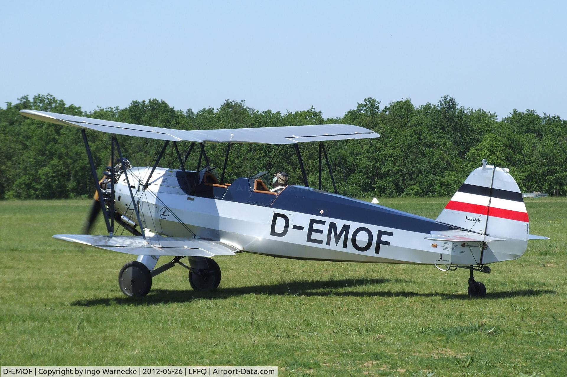 D-EMOF, 1937 Focke-Wulf Fw-44J Stieglitz C/N 82, Focke-Wulf Fw 44J Stieglitz at the Meeting Aerien 2012, La-Ferte-Alais