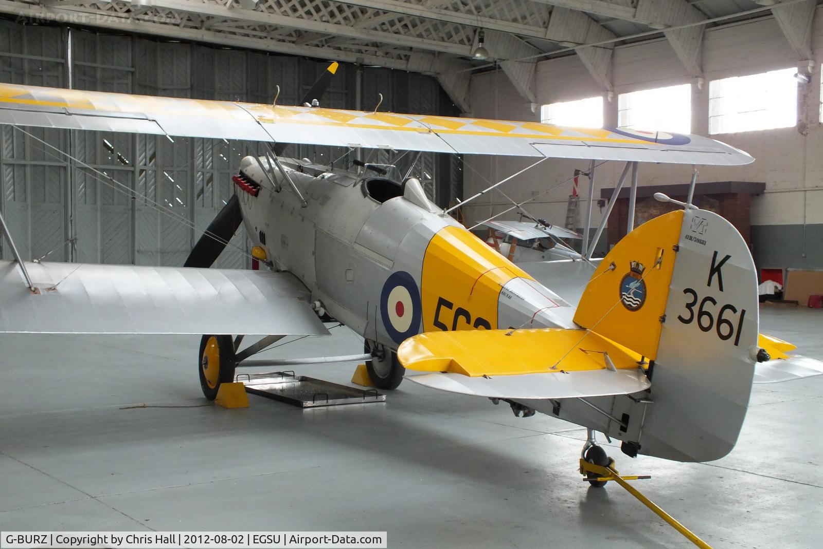 G-BURZ, 1934 Hawker Nimrod II C/N 41H-59890, Historic Aircraft Collection's Hawker Nimrod II