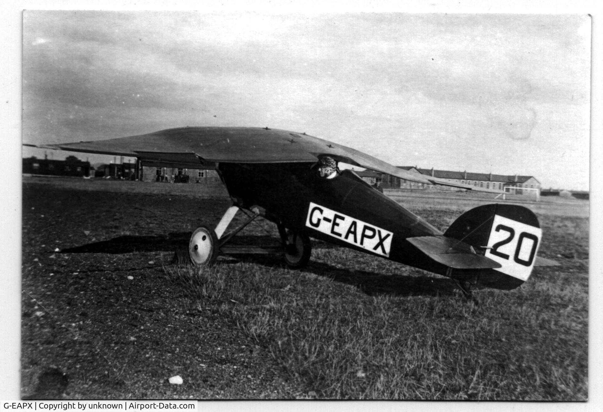 G-EAPX, Martinsyde Semiquaver C/N S1, Pic found in South Africa