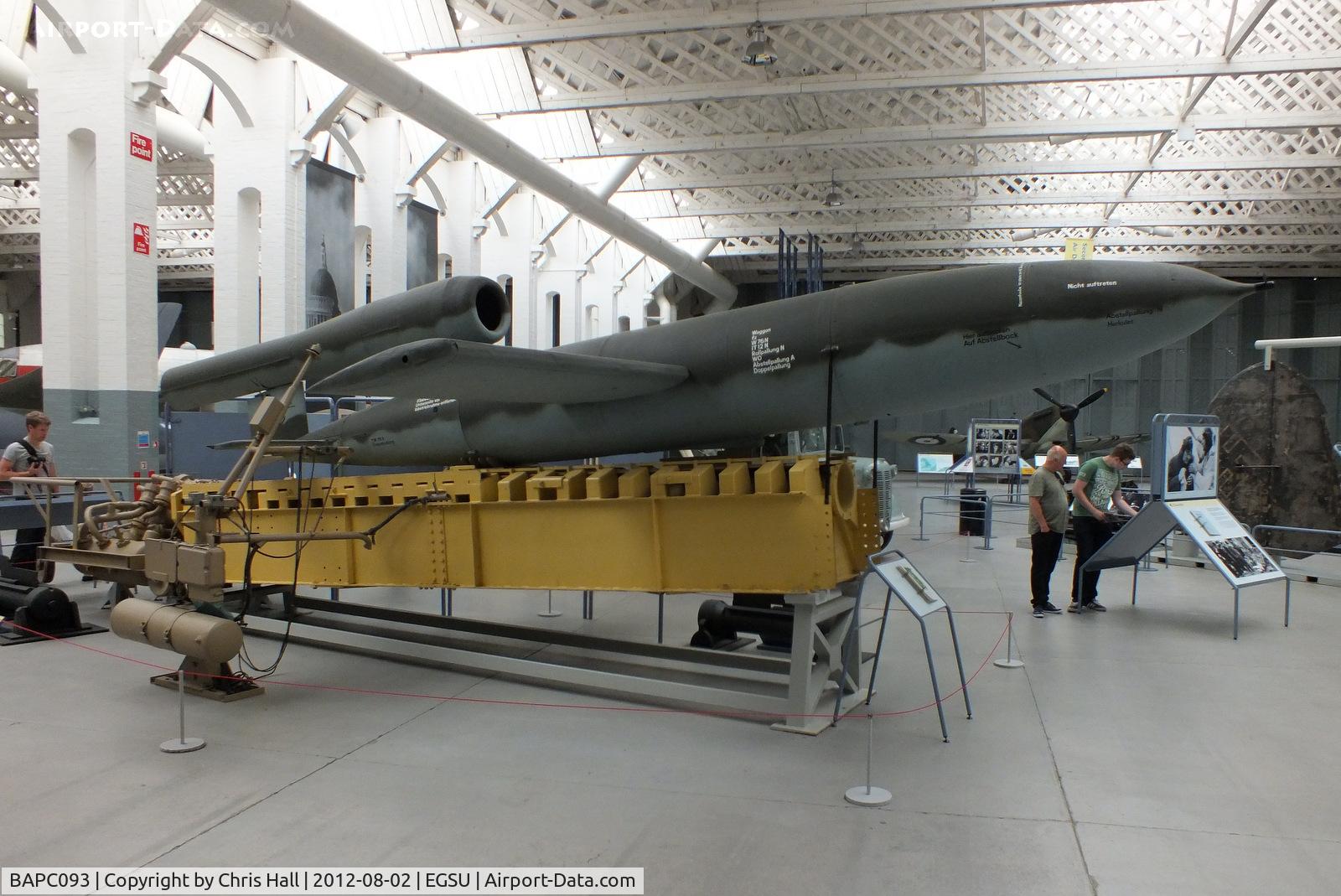 BAPC093, Fieseler Fi-103 VI Replica C/N BAPC.093, Fieseler Fi.103 VI replica displayed in hangar 4 at the IWM Duxford