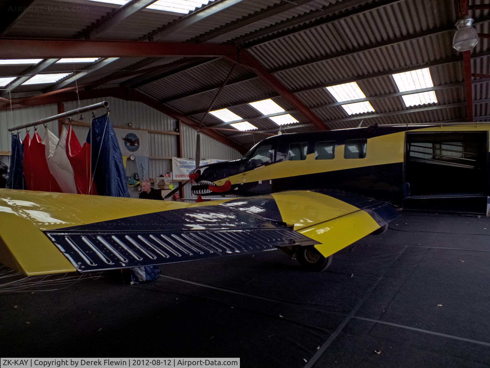 ZK-KAY, Pacific Aerospace 750XL C/N 107, Seen at Northwest Skydive, Cark Airfield, Cumbria,many thanks to the Centres Chief Instructor for showing me around.