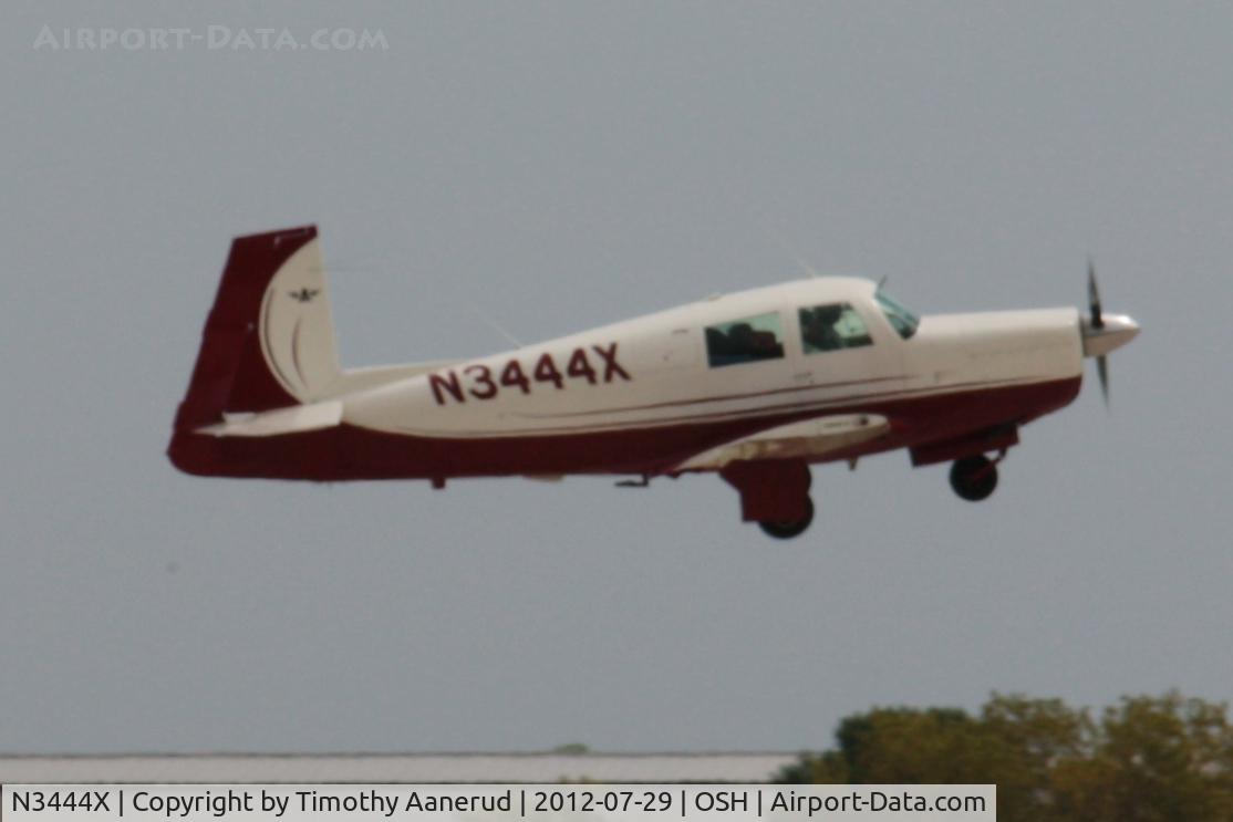 N3444X, 1966 Mooney M20E C/N 1132, 1966 Mooney M20E, c/n: 1132